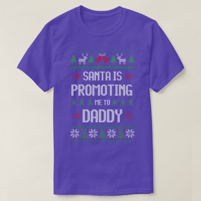 Der Weihnachtsmann fördert mich zum Daddy Xmas Sch T-Shirt (Design vorne)