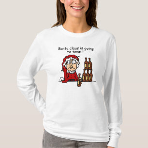 Der Weihnachtsmann geht in die Stadt T-Shirt