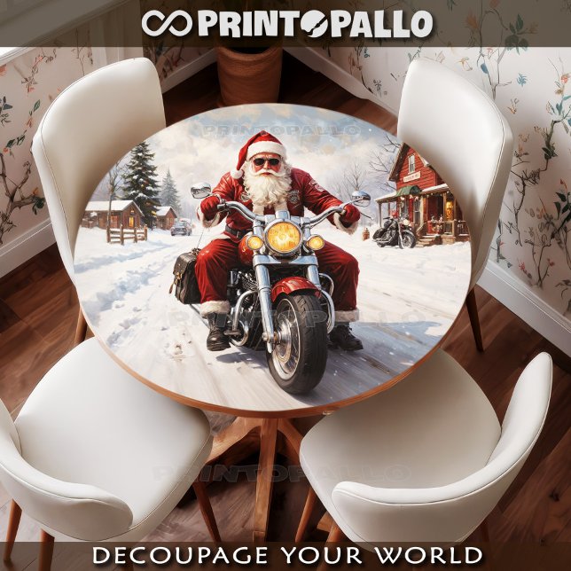 Der Weihnachtsmann geht nach Weihnachten in den Ur Seidenpapier (Von Creator hochgeladen)