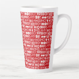 Der Weihnachtsmann grüßt HO! HO! HO, in Venezianis Milchtasse