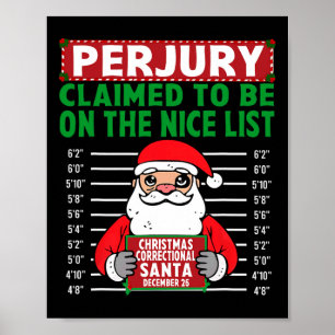 Der Weihnachtsmann hat behauptet, auf der Nizzaer  Poster
