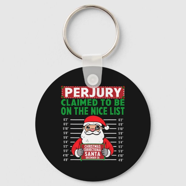 Der Weihnachtsmann hat behauptet, auf der Nizzaer  Schlüsselanhänger (Vorderseite)