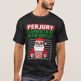 Der Weihnachtsmann hat behauptet, auf der Nizzaer  T-Shirt