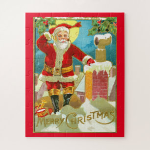 Der Weihnachtsmann im Kamin