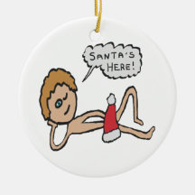 Der Weihnachtsmann ist hier Weihnachten Spaß