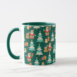 Der Weihnachtsmann ist hier Weihnachtsfeier Tasse