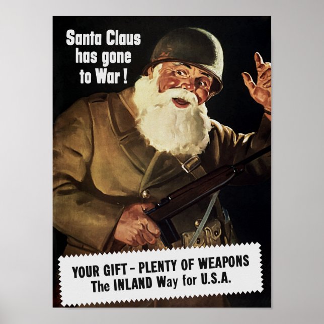 Der Weihnachtsmann ist in den Krieg gegangen - Kri Poster (Vorne)
