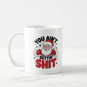 "Der Weihnachtsmann ist nicht beeindruckt" Bah Hum Kaffeetasse