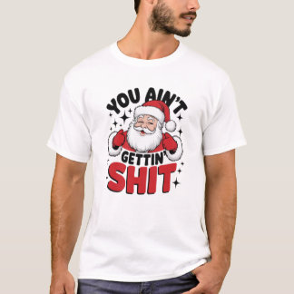 "Der Weihnachtsmann ist nicht beeindruckt" Bah Hum T-Shirt