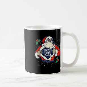 Der Weihnachtsmann ist Trump-Fan-Code Qr Trump-Tan Kaffeetasse