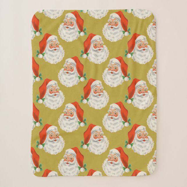 Der Weihnachtsmann ist wieder da - Weihnachten Sherpadecke (Vorderseite)