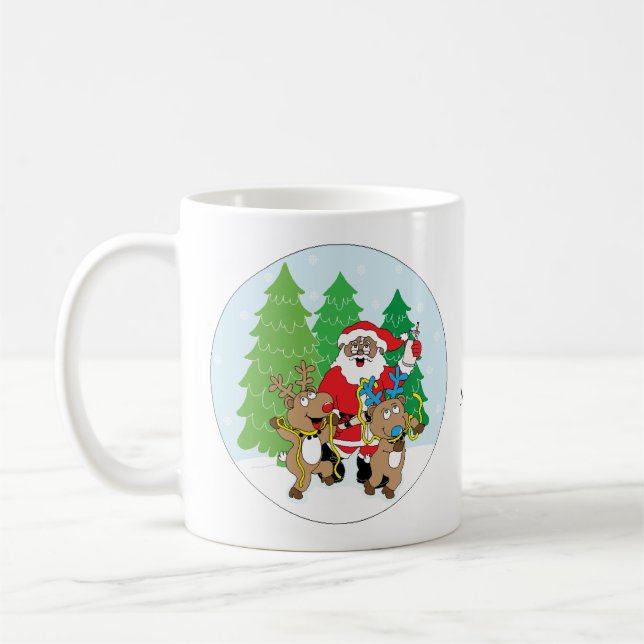 Der Weihnachtsmann Kaffeetasse (Links)