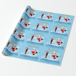 Der Weihnachtsmann kann an Blauen Weihnachten nich Geschenkpapier