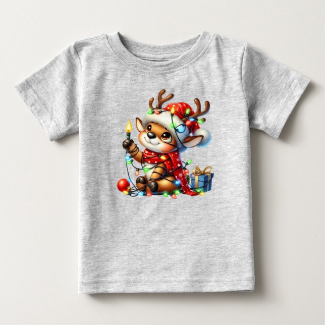 Der Weihnachtsmann kommt Baby T-shirt (Vorderseite)