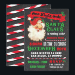 Der Weihnachtsmann kommt in das Weihnachtsfest Par Einladung<br><div class="desc">Poster inspiriert "Der Weihnachtsmann kommt in die Stadt" eine Nacht nur Weihnachten Party Einladung auf einem dunklen Chalkboard Hintergrund. Benötigen Sie Hilfe beim Layout,  schicken Sie mir einfach eine E-Mail an tkatz@me.com</div>