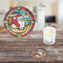 Der Weihnachtsmann kommt in den verketteten Glass 