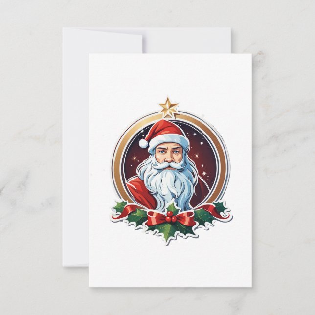 Der Weihnachtsmann kommt in die Stadt! Einladung (Vorderseite)