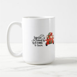 Der Weihnachtsmann kommt in die Stadt Kaffeetasse