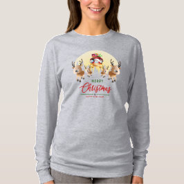 Der Weihnachtsmann kommt | Langschläfchen für Frau T-Shirt