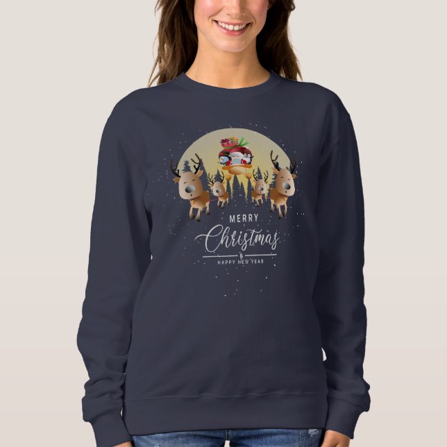 Der Weihnachtsmann kommt | Sweatshirt (Vorderseite)