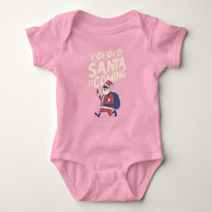 Der Weihnachtsmann kommt zu Weihnachten des Ho Baby Strampler