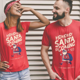 Der Weihnachtsmann kommt zu Weihnachten des Ho T-Shirt
