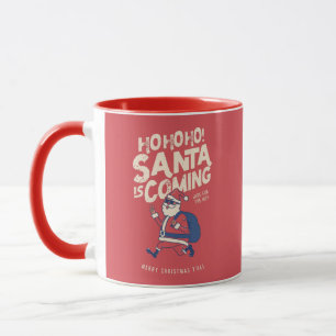 Der Weihnachtsmann kommt zu Weihnachten des Ho Tasse