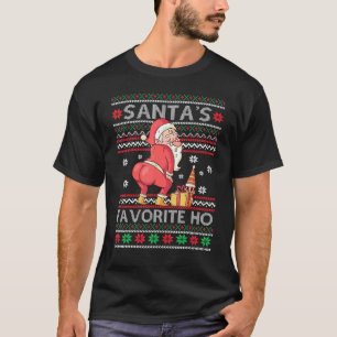Der Weihnachtsmann liebt Ho Twerking Santa Offensi T-Shirt