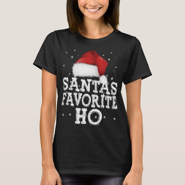 Der Weihnachtsmann liebt Niedlichen Weihnachtsfeie T-Shirt (Vorderseite)