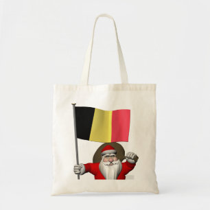 Der Weihnachtsmann mit Abschluss Belgiens Tragetasche