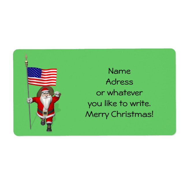 Der Weihnachtsmann mit Abtritt der USA (Vorne)