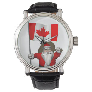 Der Weihnachtsmann mit Abtritt Kanadas Armbanduhr