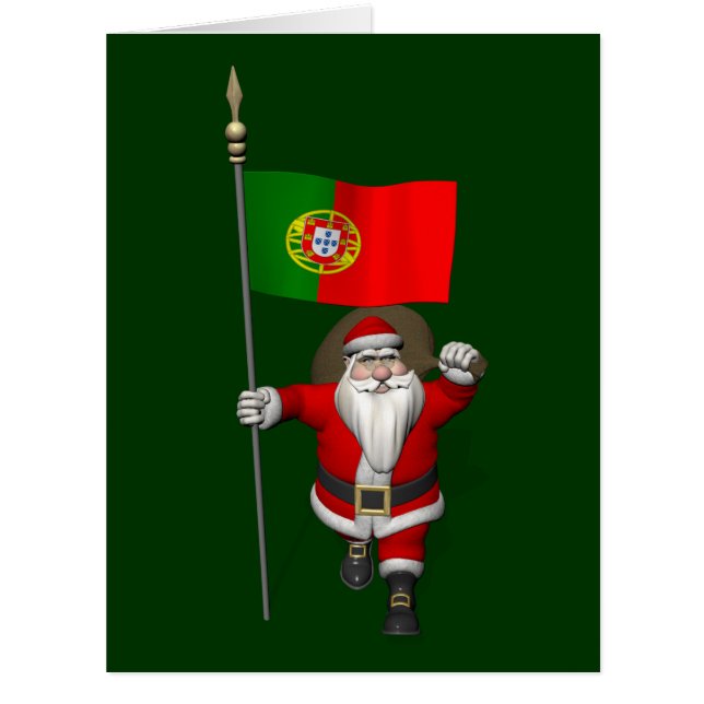 Der Weihnachtsmann mit Abtritt Portugals (Vorderseite)