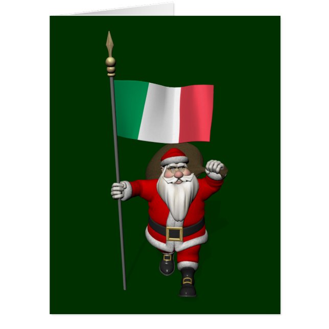 Der Weihnachtsmann mit Ausscheiden aus Italien (Vorderseite)