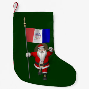 Der Weihnachtsmann mit dem Abschluss von Cleveland Kleiner Weihnachtsstrumpf