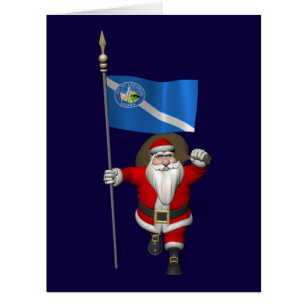 Der Weihnachtsmann mit dem Abschluss von Las Vegas