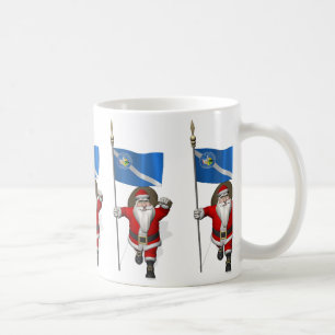 Der Weihnachtsmann mit dem Abschluss von Las Vegas Kaffeetasse