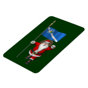 Der Weihnachtsmann mit dem Abschluss von Las Vegas Magnet