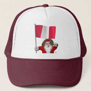 Der Weihnachtsmann mit dem Ausscheiden aus Peru Truckerkappe