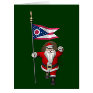 Der Weihnachtsmann mit dem Ausscheiden von Ohio