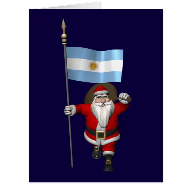 Der Weihnachtsmann mit dem Ende Argentiniens (Vorderseite)