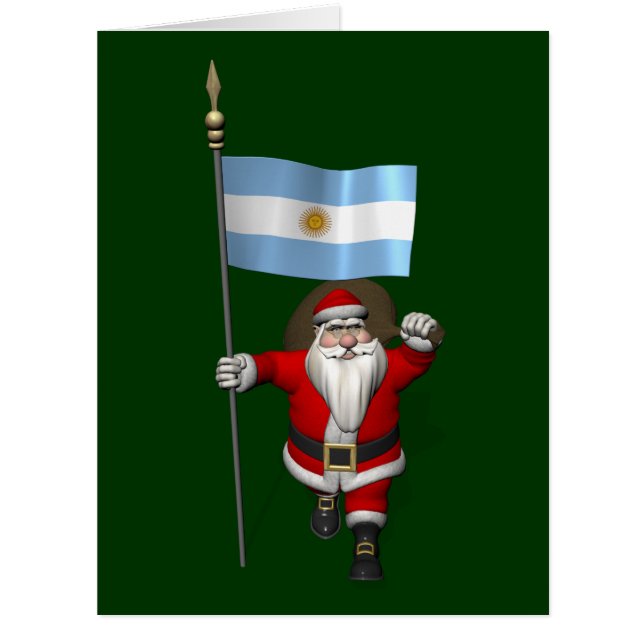 Der Weihnachtsmann mit dem Ende Argentiniens (Vorderseite)