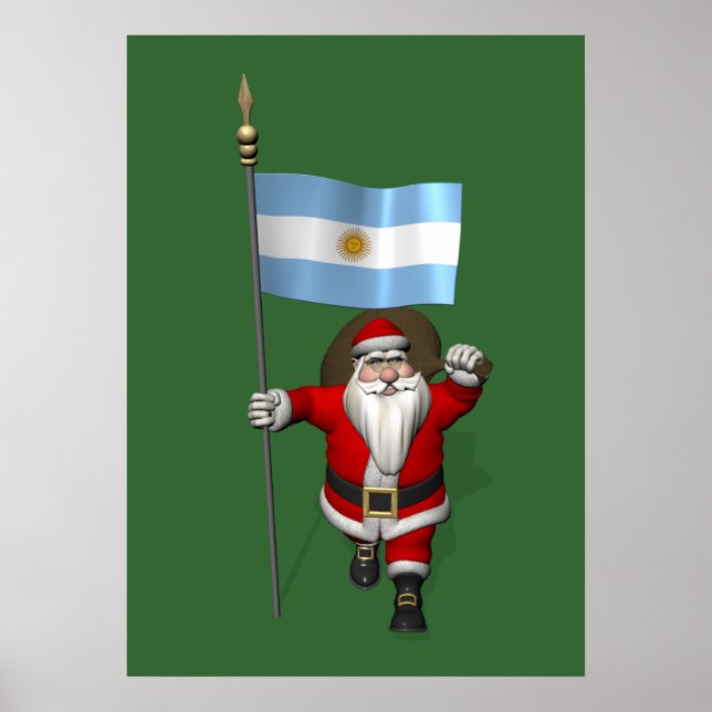 Der Weihnachtsmann mit dem Ende Argentiniens Poster (Vorne)