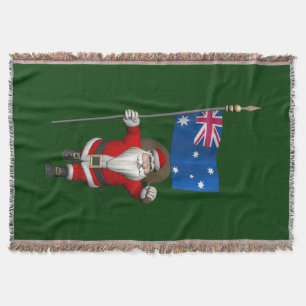 Der Weihnachtsmann mit dem Ende Australiens Decke