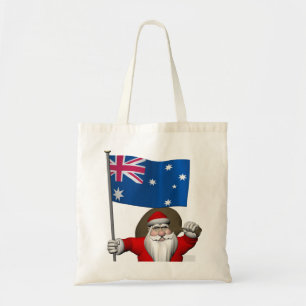 Der Weihnachtsmann mit dem Ende Australiens Tragetasche