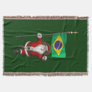 Der Weihnachtsmann mit dem Ende Brasiliens Decke
