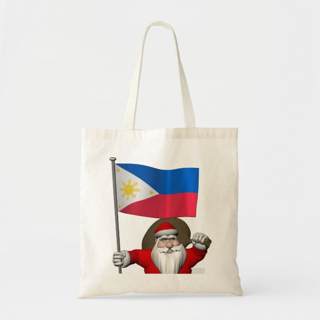 Der Weihnachtsmann mit dem Ende der Philippinen Tragetasche (Vorne)