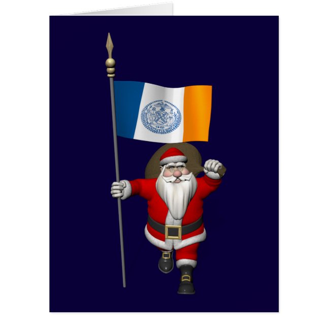 Der Weihnachtsmann mit dem Ende der Stadt New York (Vorderseite)
