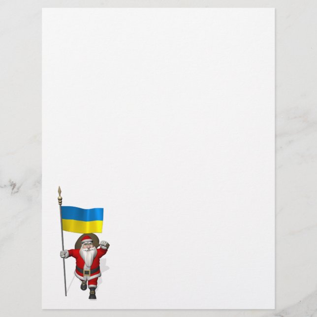 Der Weihnachtsmann mit dem Ende der Ukraine (Vorderseite)