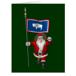 Der Weihnachtsmann mit dem Ende der Wyoming